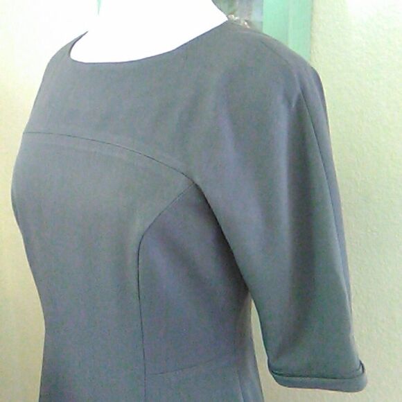 Fiori do Zucca Gray Sheath Dress - Picture 3 of 11